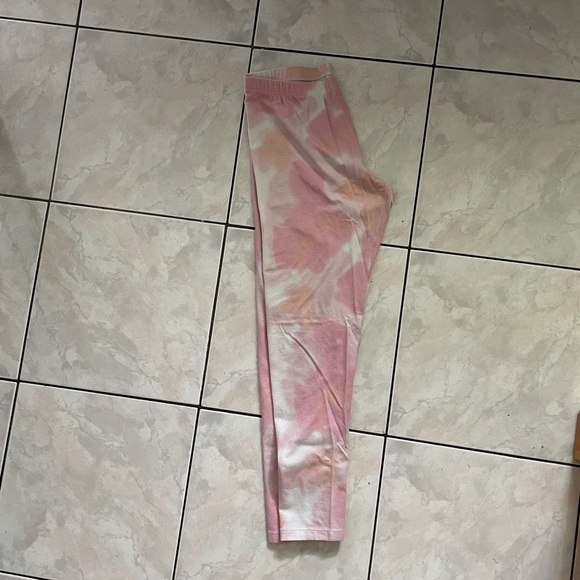 CAT & JACK | Girls Pink Tie Dye Leggings - Picture 2 of 4